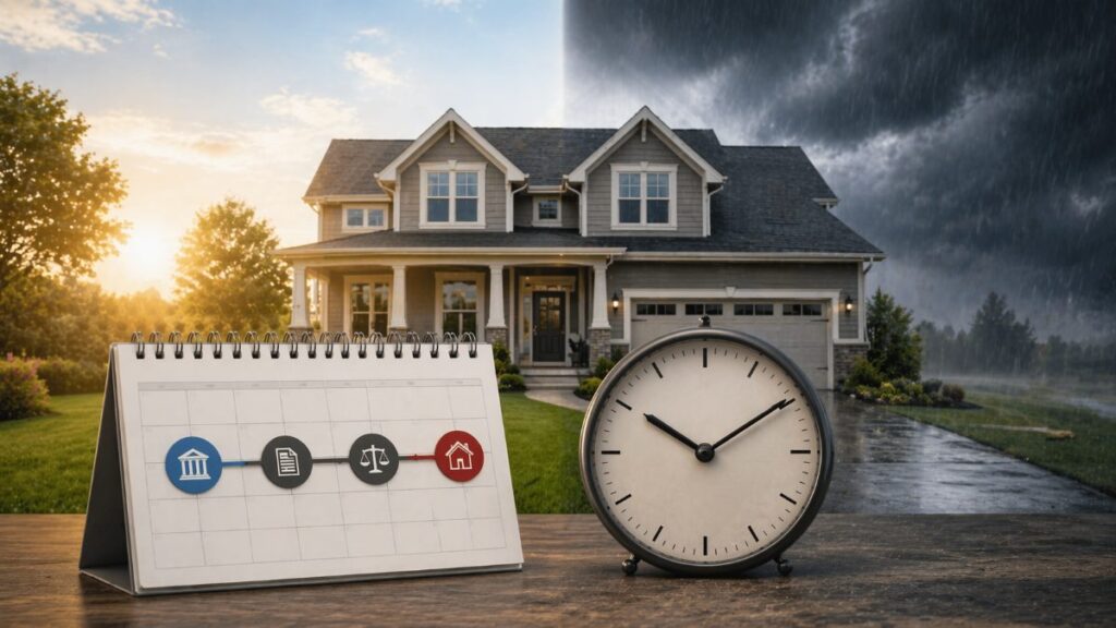 Timeline: Bankruptcy Filing vs Foreclosure Process